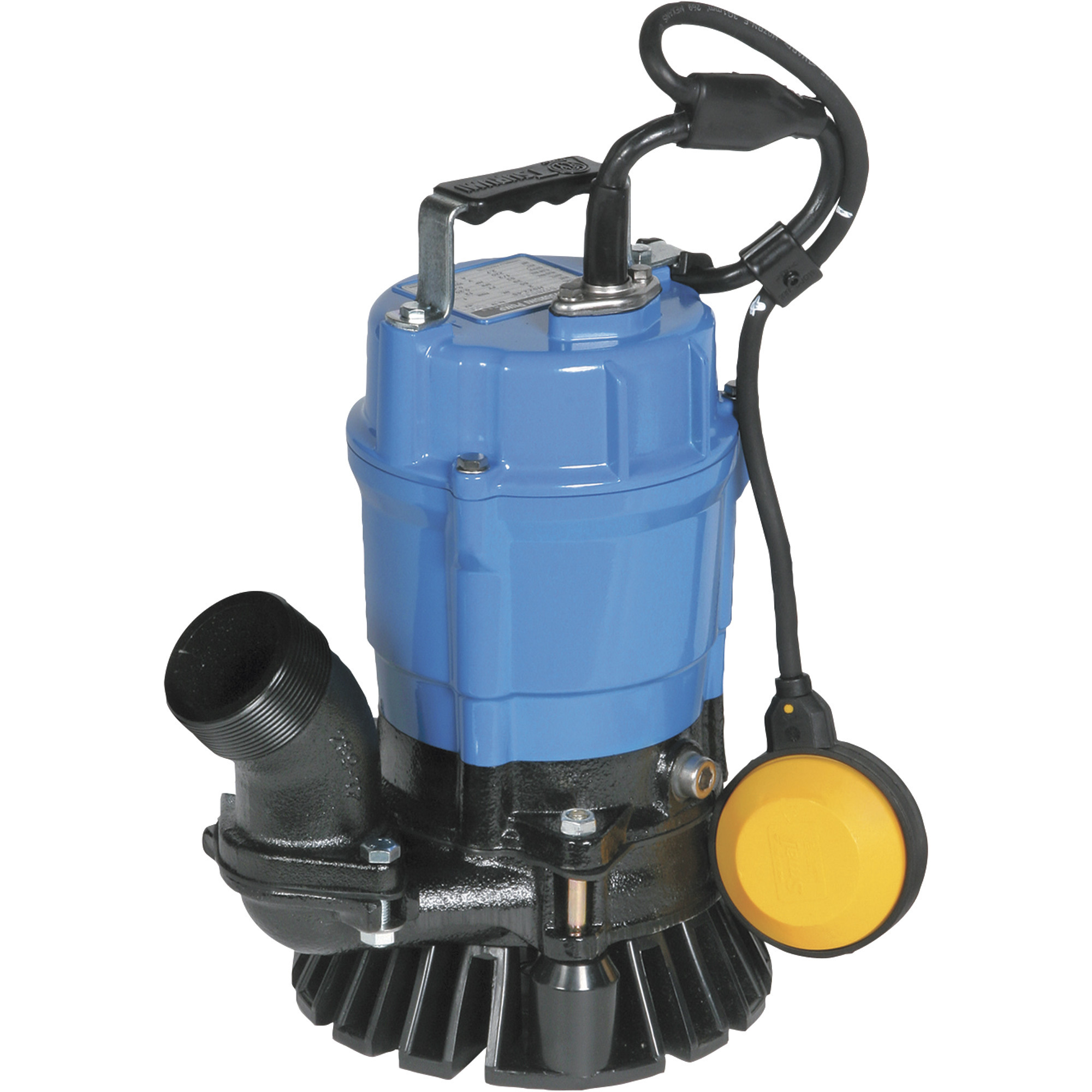 Tsurumi Sand/Trash Submersible Water Pump, 3,000 GPH, 1/2 HP, 2in. Port, Model# HSZ2.4S-62